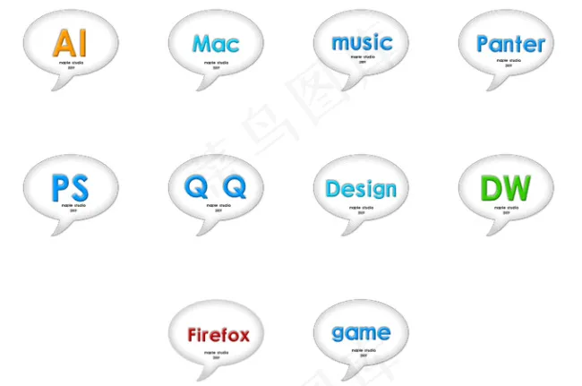 对话泡泡式软件