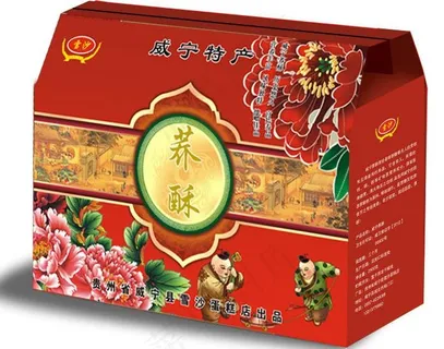 荞酥 包装（展开图）图片