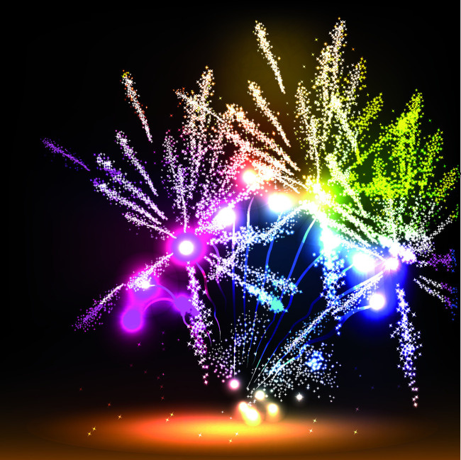 烟花素材/炫光