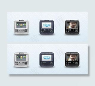 可视门镜系统设计PSD分层素