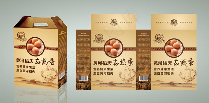 土鸡蛋包装图片