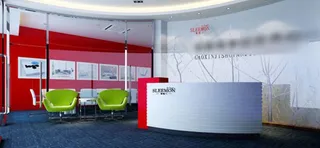 公司前台设计模型免费下载