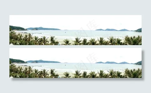 海边全景图片