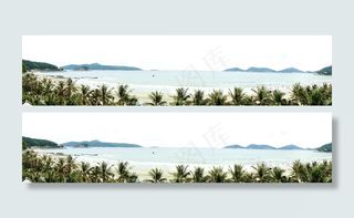 海边全景图片