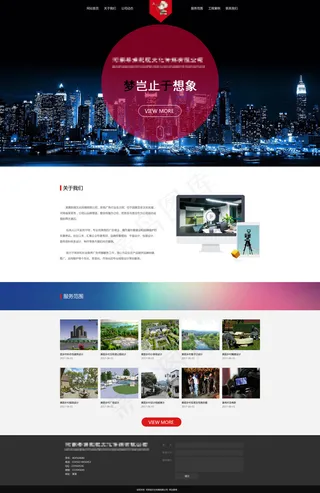 2017年黑色影视文化传媒网站网页...