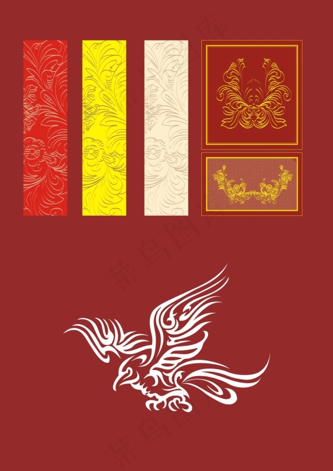 中国古典cdr矢量模版下载