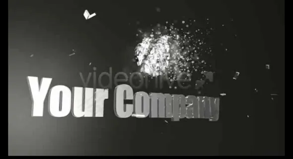 字体光影视频展示特效