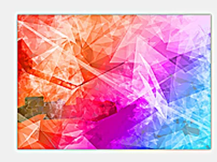 幻彩几何形背景图片