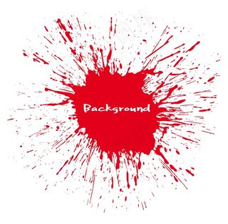 大红色的血飞溅矢量背景