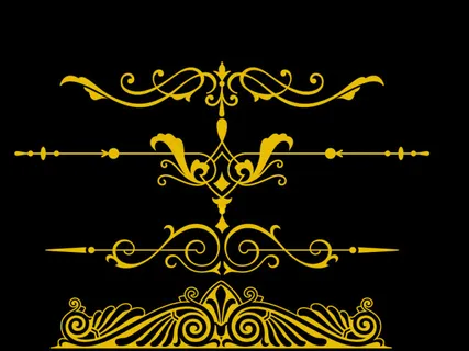 时尚潮流花纹素材