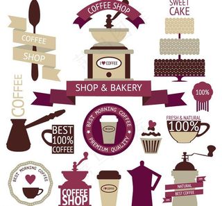 咖啡标签图片
