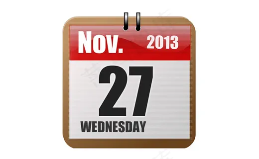 小号挂历透明flash素材