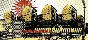 一个颓废的城市矢量素材eps,ai矢量模版下载