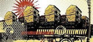 一个颓废的城市矢量素材