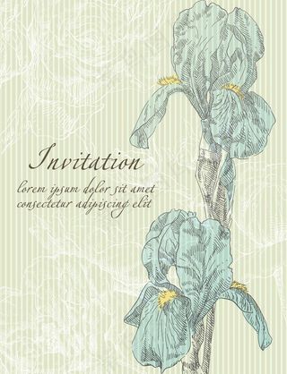 婚礼请柬背景图片