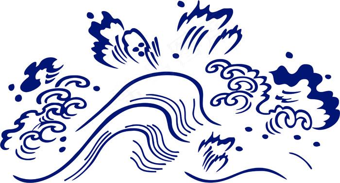 古典水纹 古典波纹cdr矢量模版下载
