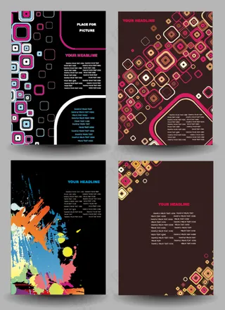 本子封面设计 复古艺术 韩版图片