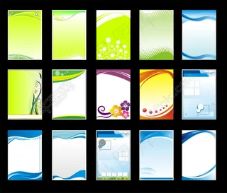 制度模板 展板背景矢量素材