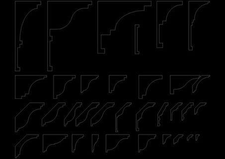 角线天花cad图纸