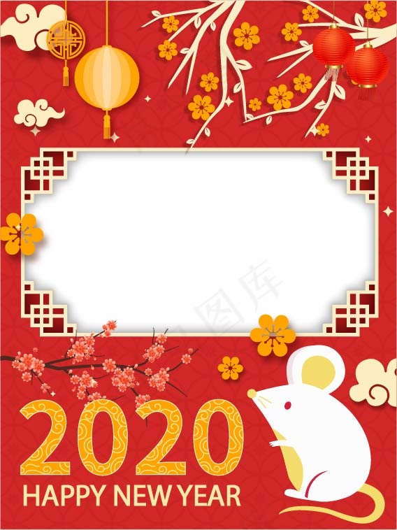 拍照框2ai矢量模版下载