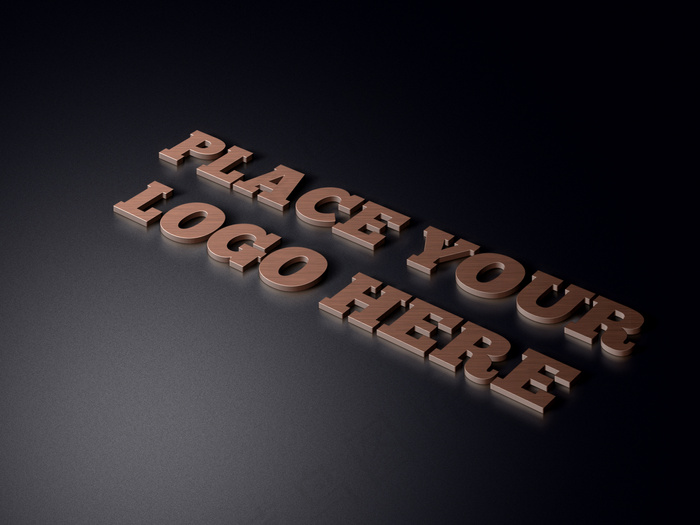 LOGO展示标志智能贴图模板VI提...