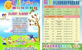 少儿培训教育招生海报图片