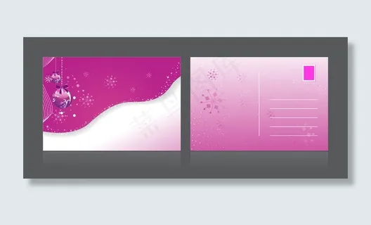 矢量半调图案圣诞快乐的明信片