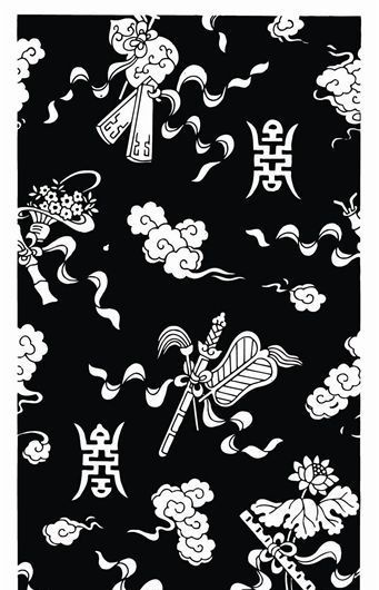 元明时代 矢量版画 古典图案 矢量中华五千年 AI源文件_0526ai矢量模版下载