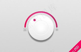 清洁按钮psd分层