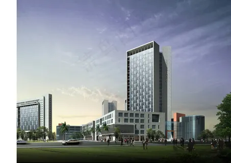 写字楼建筑效果图图片 写字楼建筑效果图图片