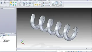 如何使固体边缘的一个简单的弹簧