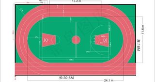 学校跑道图片