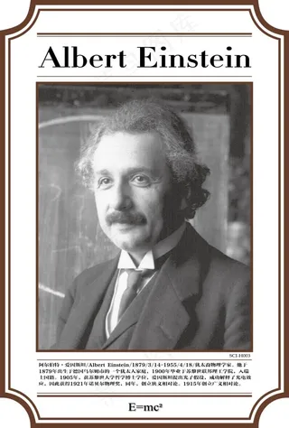 科学家画像画框矢量AI素材合集RA...