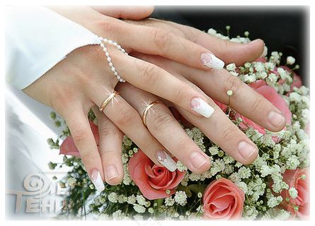 婚礼握手手势背景图片