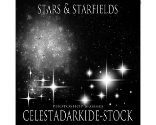 超酷的星光和星空效果PS笔刷