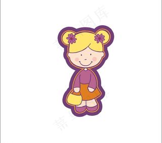 卡通女孩图片
