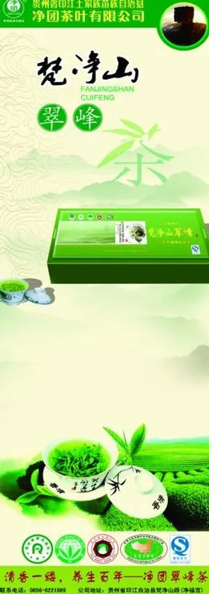 茶叶易拉宝图片
