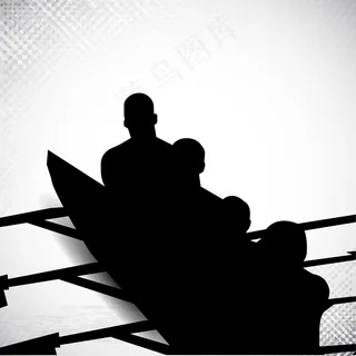 体育运动的人sulthouette...