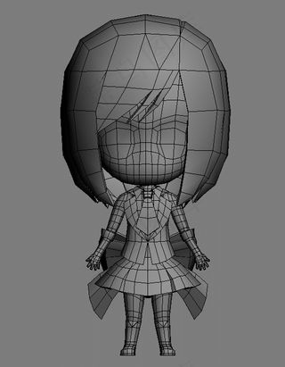 自制0048 Q版3D模型