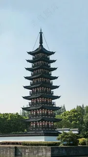 古塔高清摄影图片