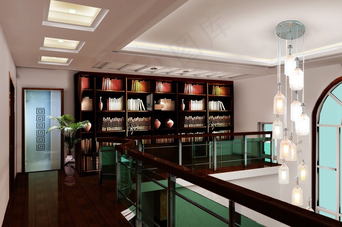 书房装修设计效果图