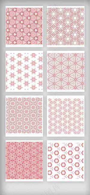 中国风春节元宵底纹图案