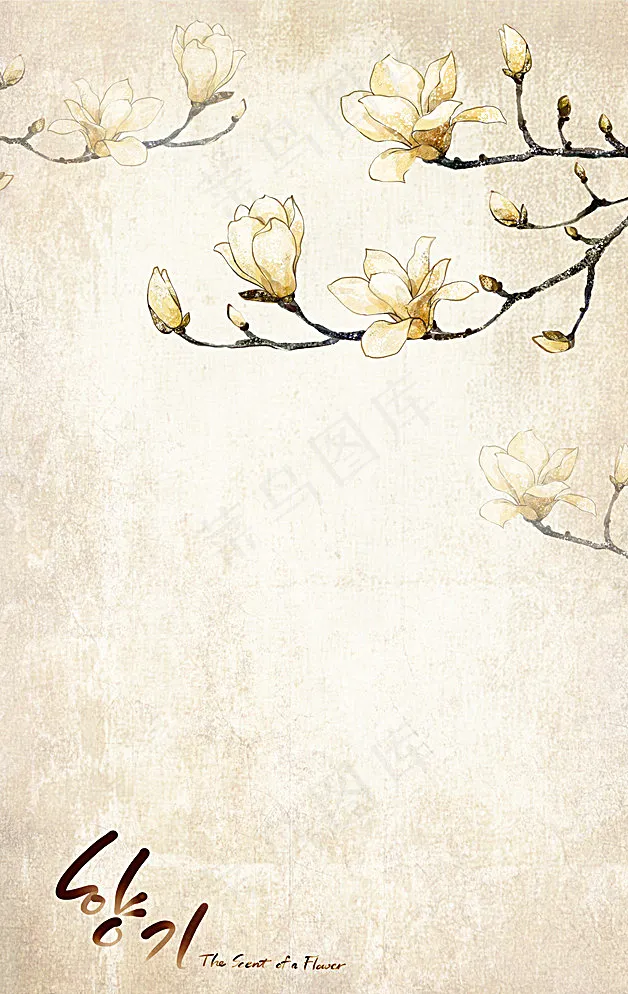 古典花纹图片(3189X4961(DPI:300))psd模版下载