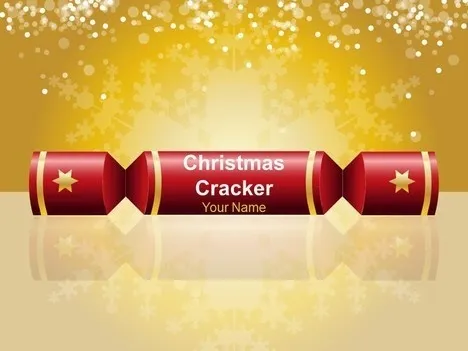 圣诞拉炮（温暖）的PowerPoi...