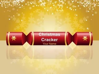 圣诞拉炮（温暖）的PowerPoi...