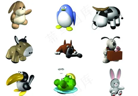 3d建模小动物图片 3d建模小动物图片