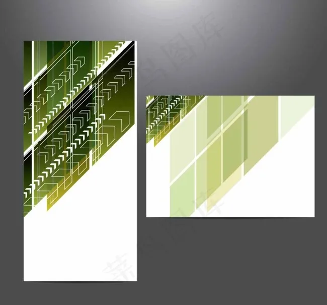 绿色传单封面设计图片eps,ai矢量模版下载