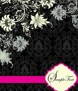 欧式花纹矢量素材图片