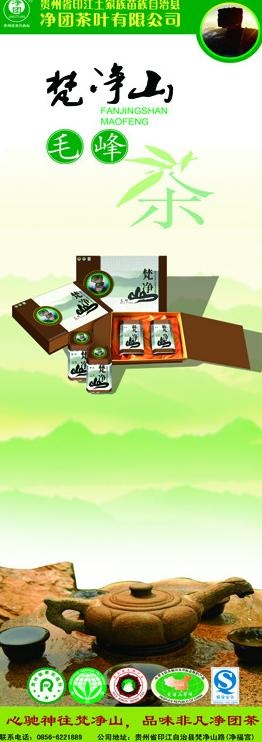 茶叶易拉宝图片