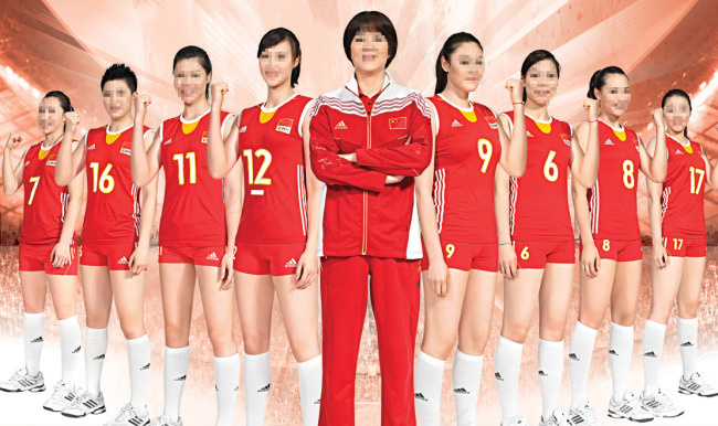 中国女排主教练(2000X1189(DPI:300))psd模版下载